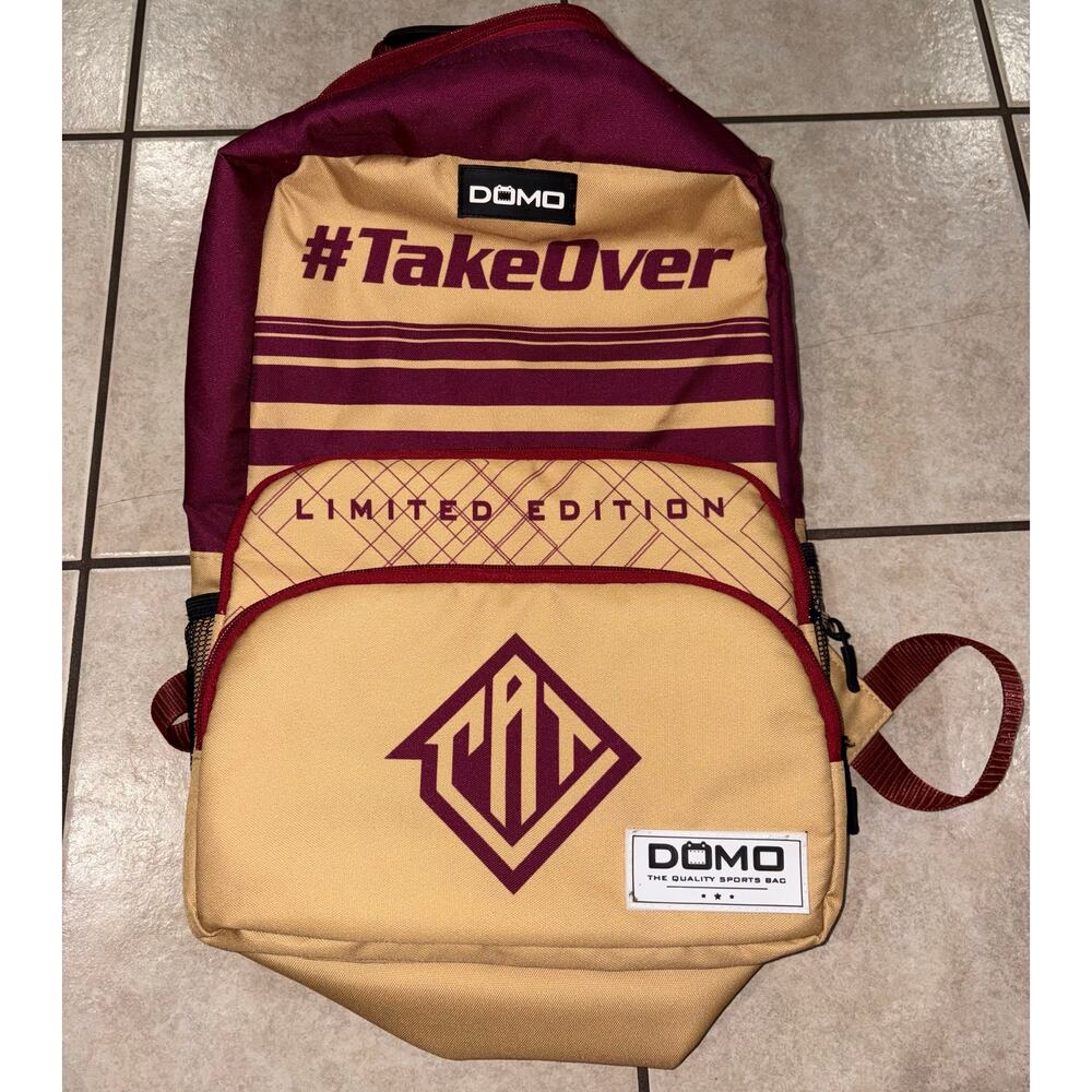 Domo limited edition sports backpack burgundy